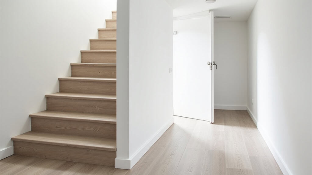 Monte-escalier tournant installé dans une maison à Unieux avec virage sur escalier