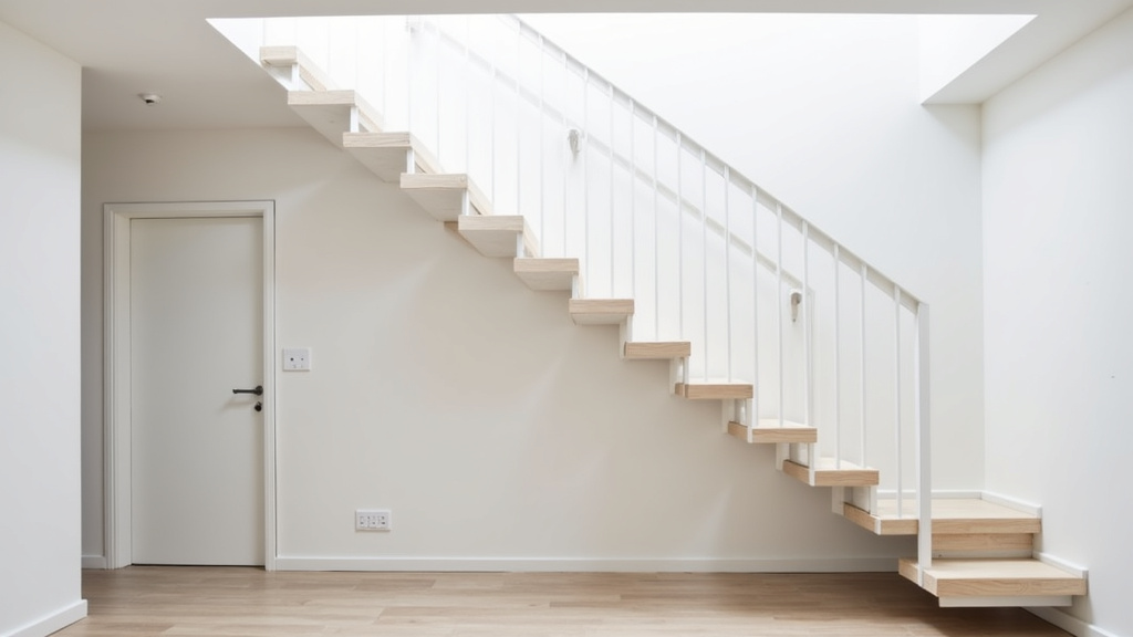 Monte-escalier tournant installé dans une maison à Villerupt, Meurthe-et-Moselle