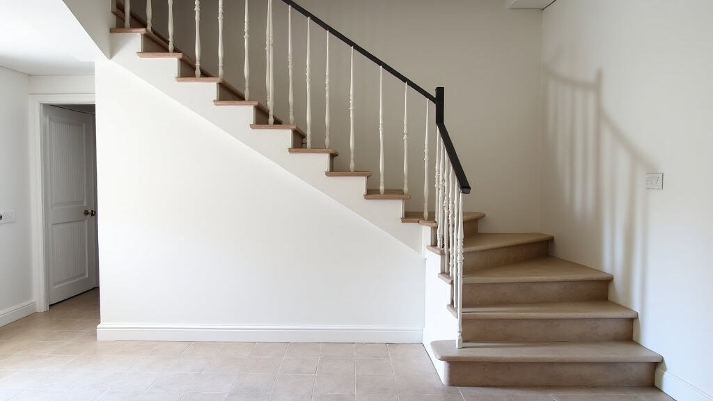 Monte-escalier tournant installé dans une maison ancienne à Auzebosc