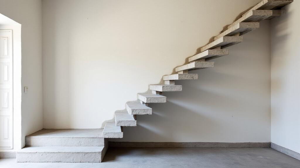 Monte-escalier tournant installé dans une maison ancienne à Bully-les-Mines