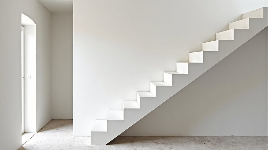 Monte-escalier tournant installé dans une maison ancienne à Priziac
