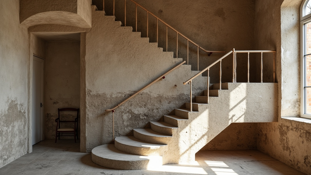 Monte-escalier tournant installé dans une maison ancienne de Mende