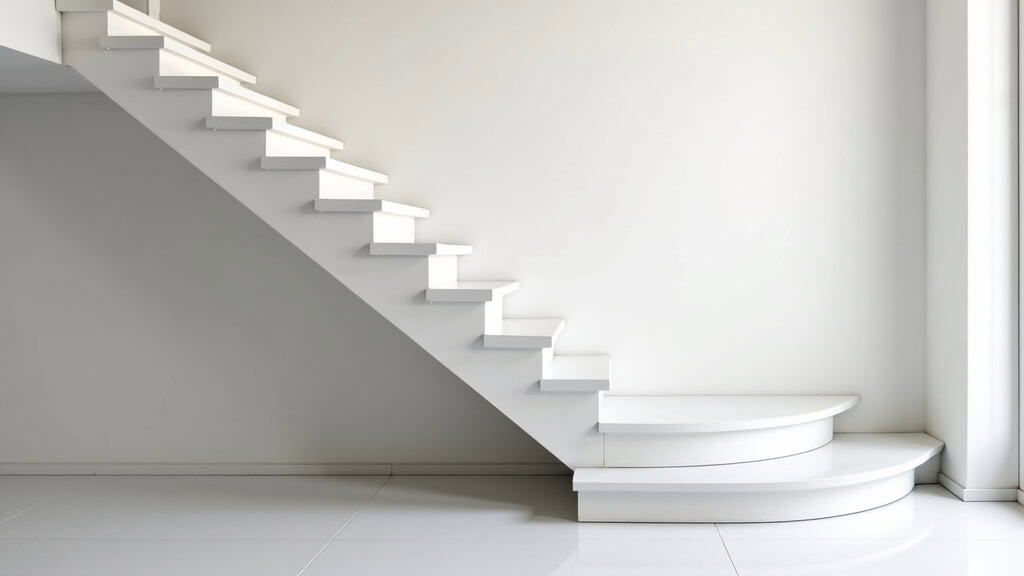 Monte-escalier tournant installé dans une maison d’Aizenay