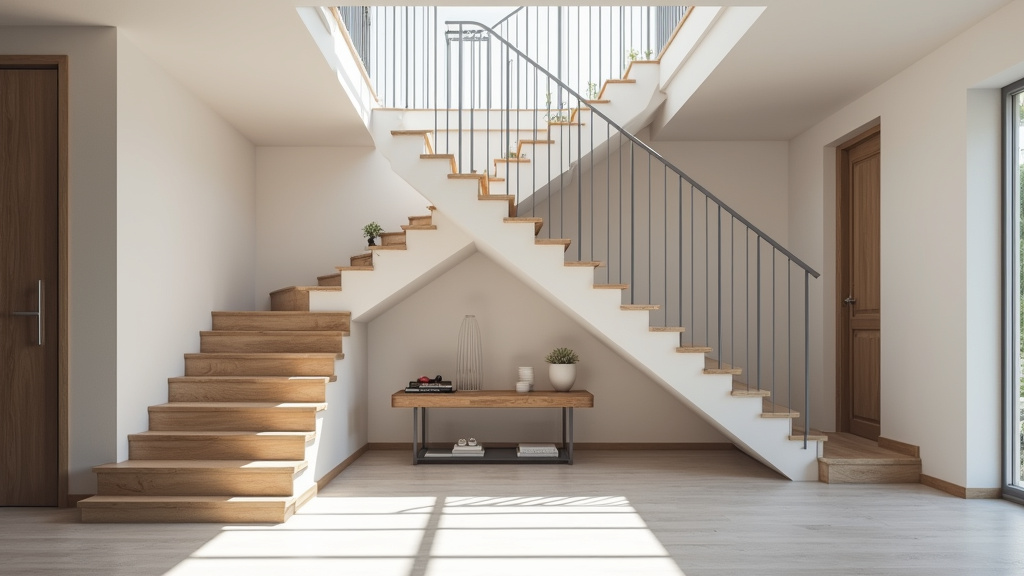 Monte-escalier tournant installé dans une maison de Magenta