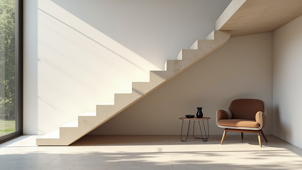 Monte-escalier tournant installé dans une villa à Passa