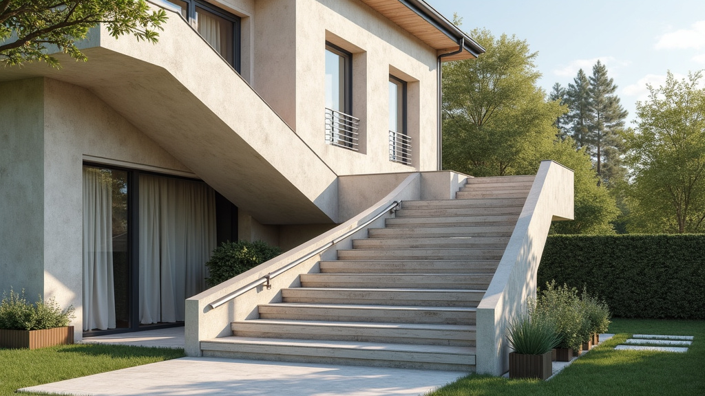 Monte-escalier tournant installé sur un escalier avec virage à Châtillon-sur-Indre