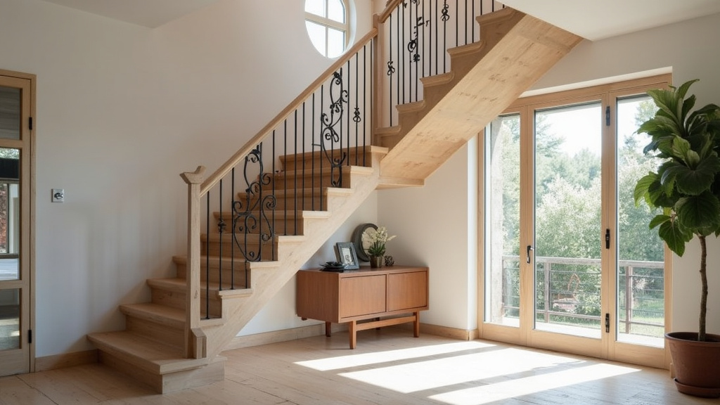 Monte escalier tournant installé sur un escalier avec virage à Le Dorat