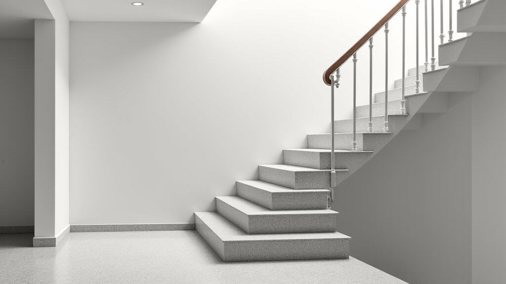 Monte-escalier tournant installé sur un escalier en colimaçon à Arbonne