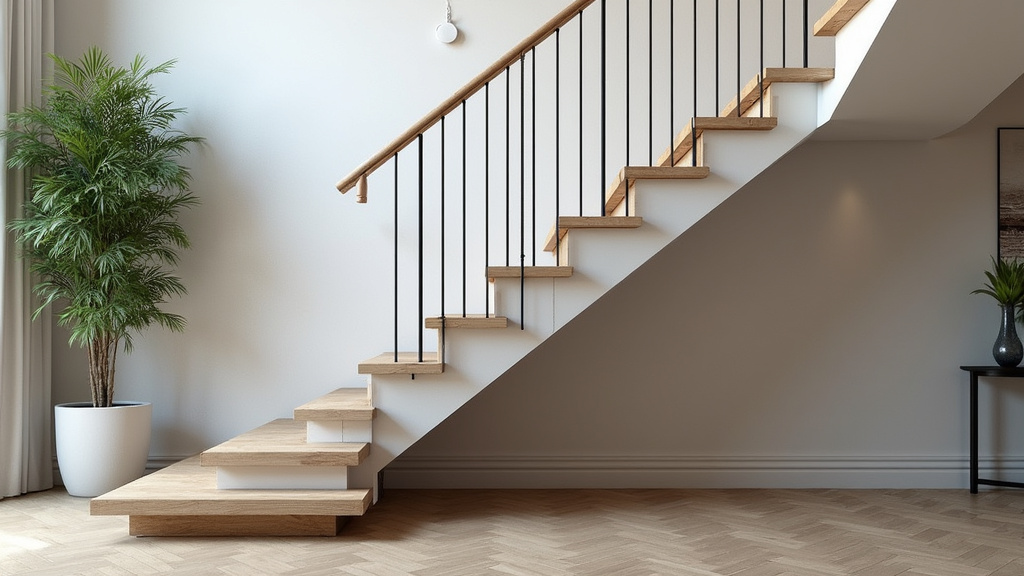 Monte-escalier tournant installé sur un escalier en colimaçon à Chanteloup