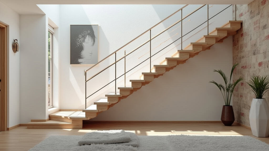 Monte escalier tournant installé sur un escalier en colimaçon à Entrechaux