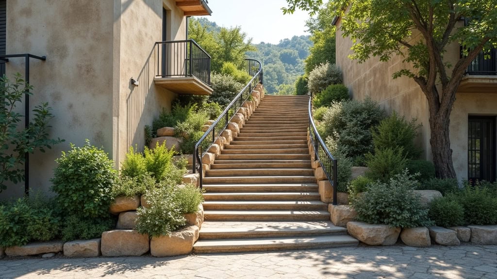 Monte escalier tournant installé sur un escalier en colimaçon à Grenade-sur-l