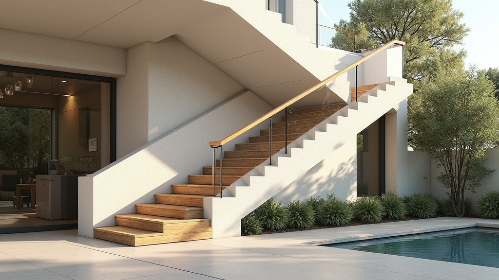 Monte-escalier tournant installé sur un escalier en colimaçon à La Salvetat-sur-Agout