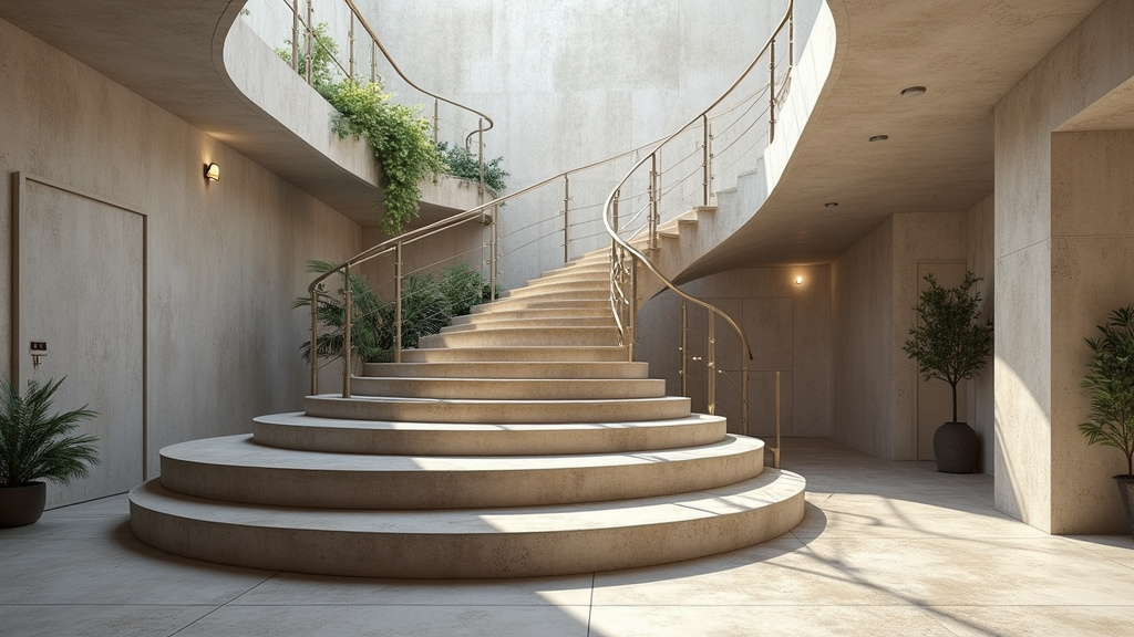 Monte-escalier tournant installé sur un escalier en colimaçon à Le Garric