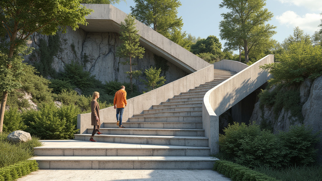 Monte-escalier tournant installé sur un escalier en colimaçon à Muttersholtz