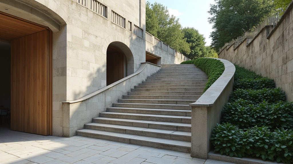 Monte-escalier tournant installé sur un escalier en colimaçon à Neuilly-le-Réal