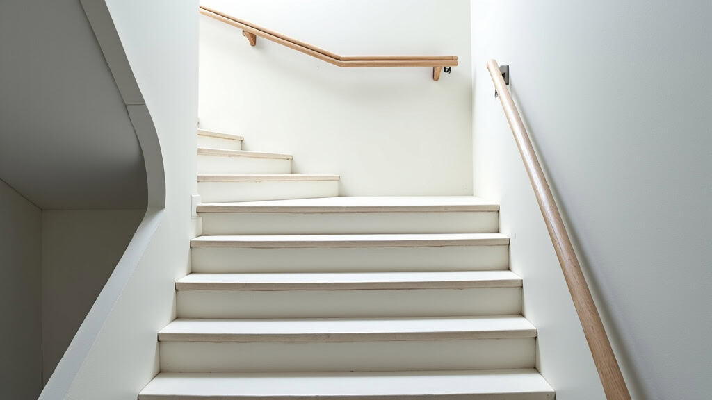 Monte-escalier tournant installé sur un escalier en colimaçon à Neuvy-Saint-Sépulchre