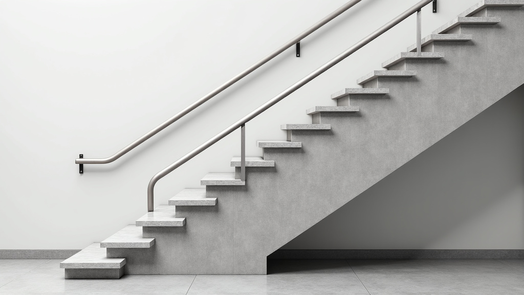 Monte-escalier tournant installé sur un escalier en colimaçon à Saint-Hélen