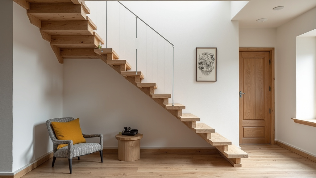 Monte-escalier tournant posé sur un escalier en colimaçon dans une maison traditionnelle à Lusigny-sur-Barse