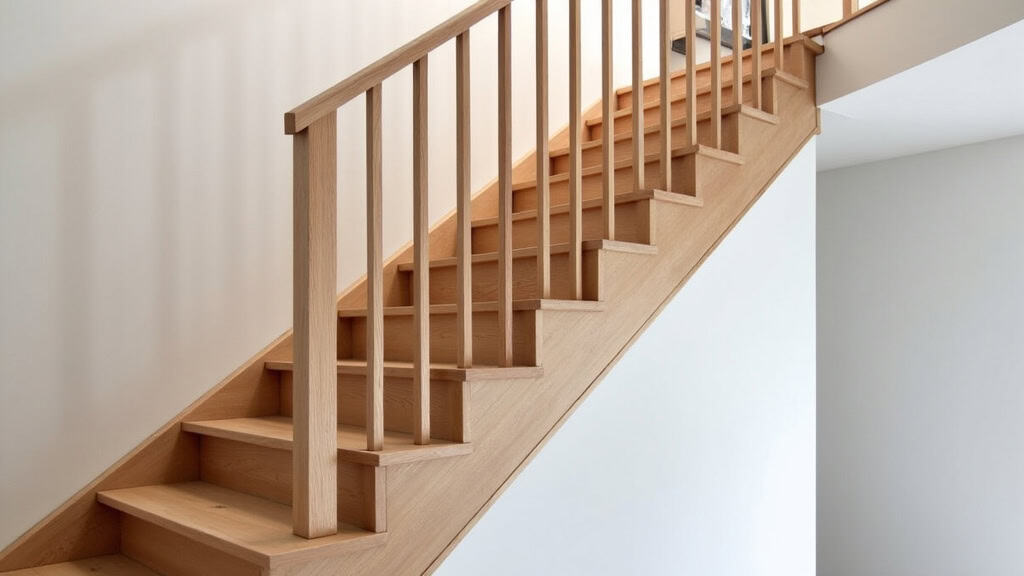 Monte-escalier tournant sur mesure dans une maison à Vernosc-lès-Annonay, rail courbe épousant un escalier en colimaçon