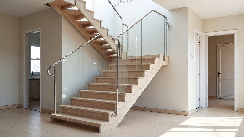 Monte-escalier tournant sur mesure en cours de fabrication pour un client à Jardres