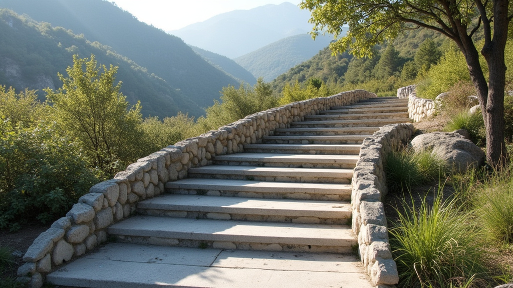 Monte-escalier tournant sur un escalier en colimaçon à Louvigné-du-Désert