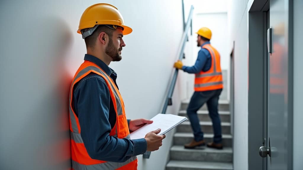Personne en train de discuter avec un installateur de monte-escalier à Barneville-Carteret