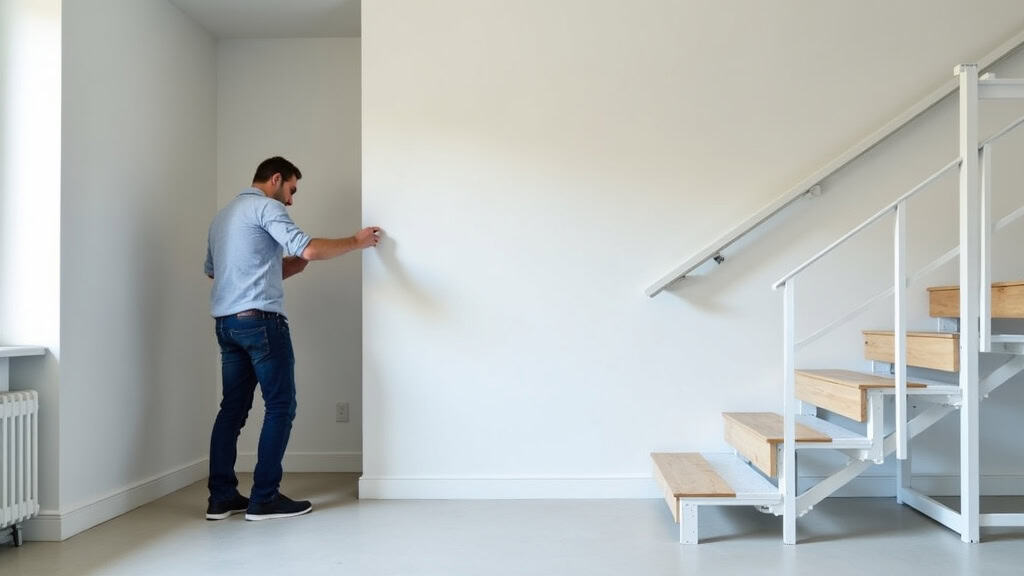 Personne examinant un devis pour un monte-escalier à Samoreau