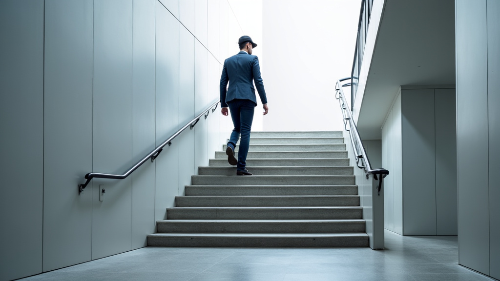 Personne utilisant un monte-escalier assis à Anneyron