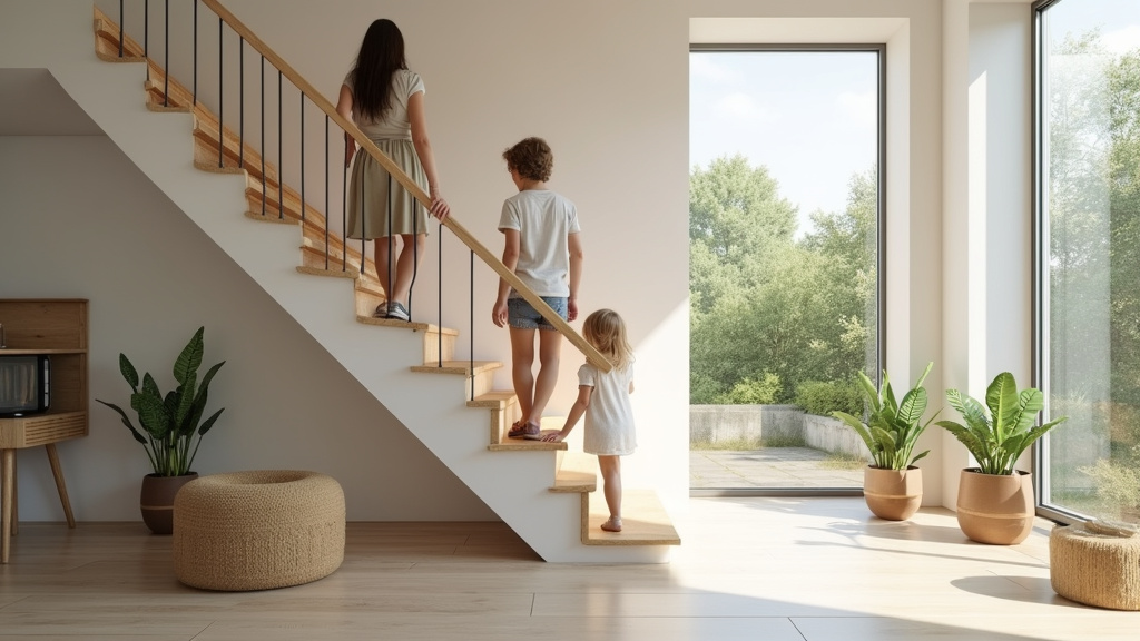 Personne utilisant un monte-escalier dans une maison à Camphin-en-Pévèle