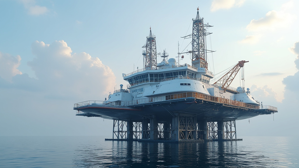 Plateforme élévatrice en cours d