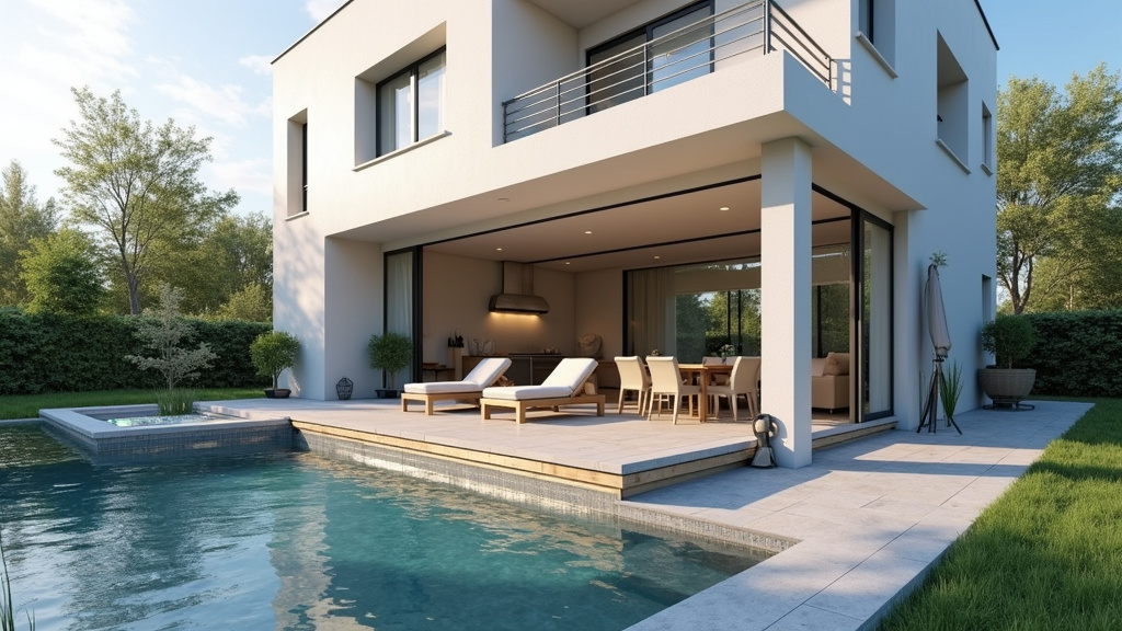 Plateforme élévatrice installée à l’extérieur d’une maison à Apt