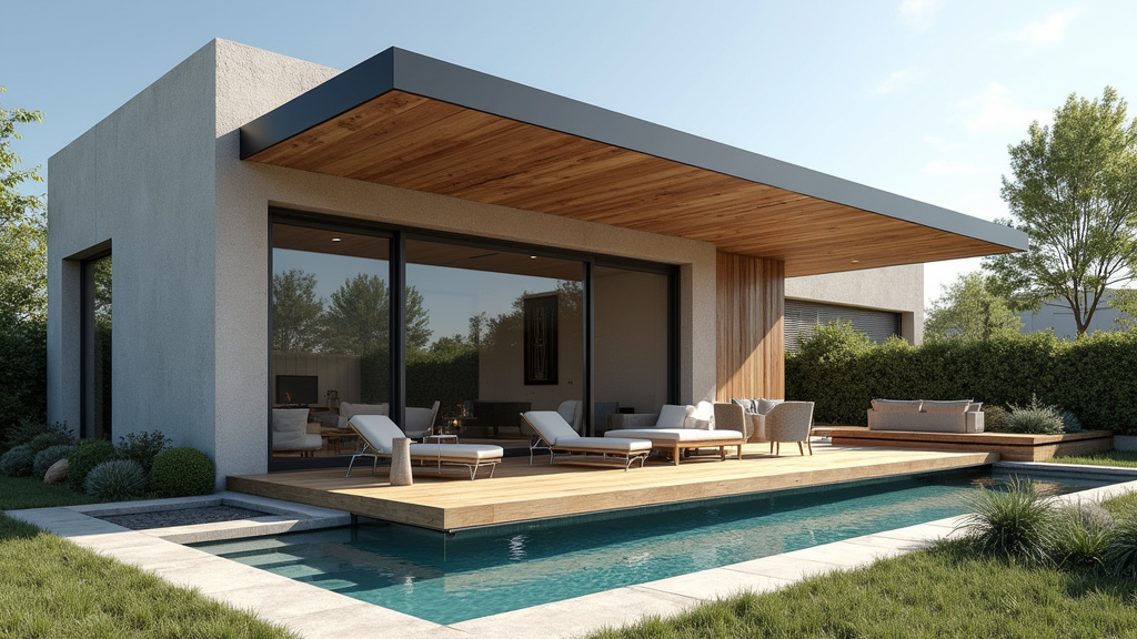 Plateforme élévatrice installée à l’extérieur d’une maison à Gilley