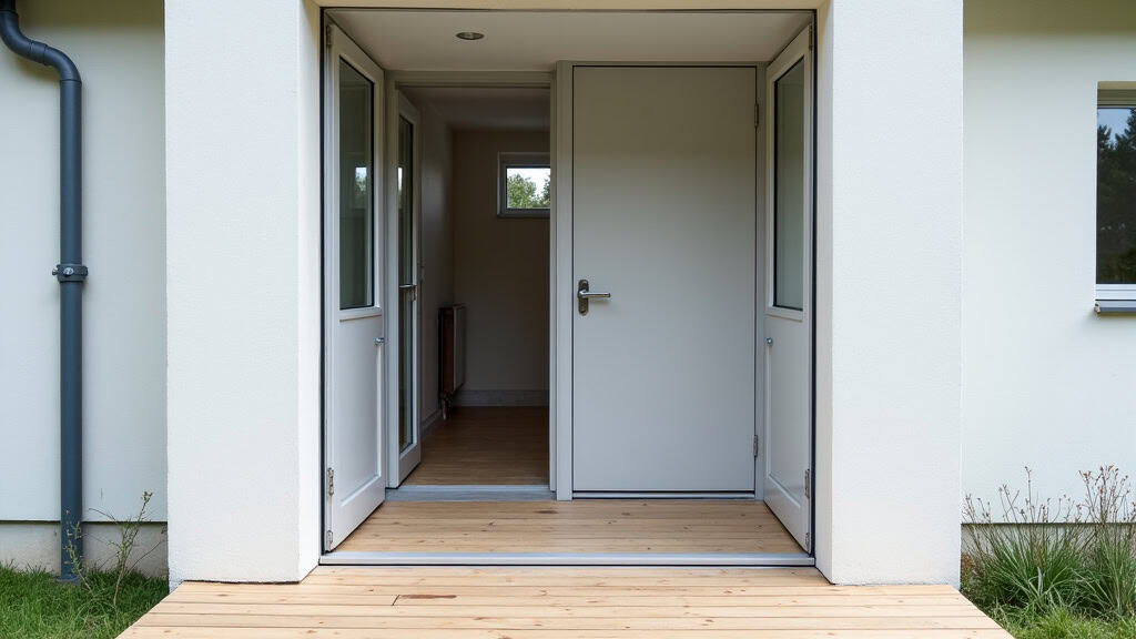 Plateforme élévatrice installée dans une maison à Chaumont-sur-Tharonne pour l’accès en fauteuil roulant
