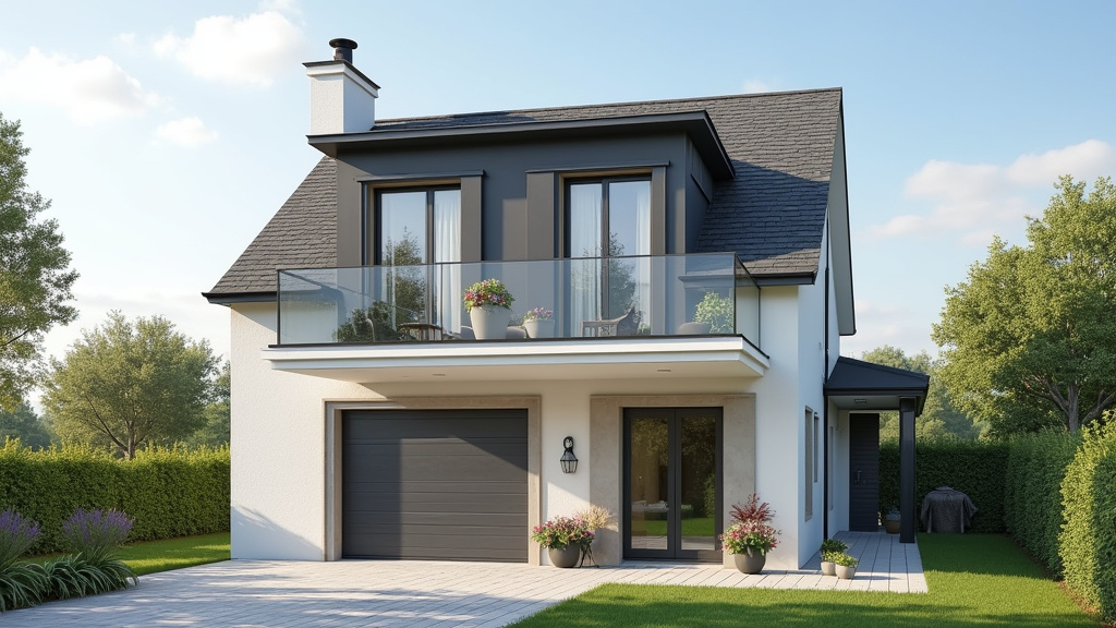 Plateforme élévatrice installée dans une maison de Beuzeville