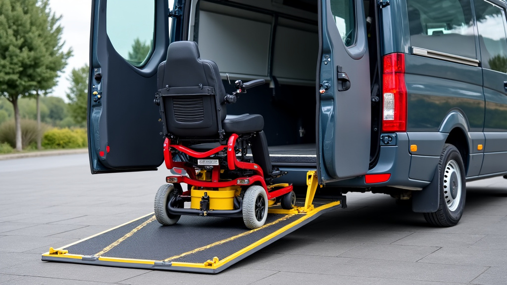 Plateforme élévatrice pour fauteuil roulant installée à Auchy-lès-Hesdin