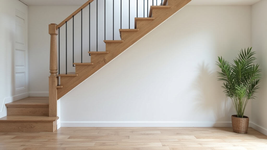 Plateforme monte-escalier debout dans une maison à Ons-en-Bray