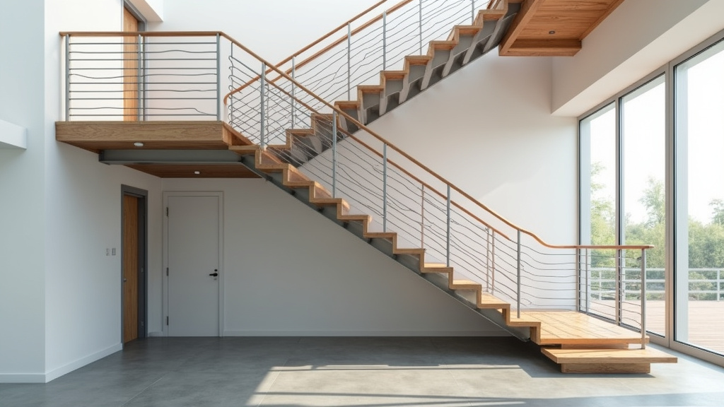 Plateforme monte-escalier en cours d