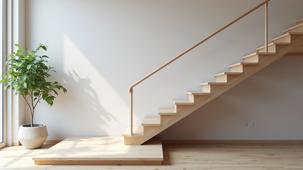 Plateforme monte-escalier en cours d