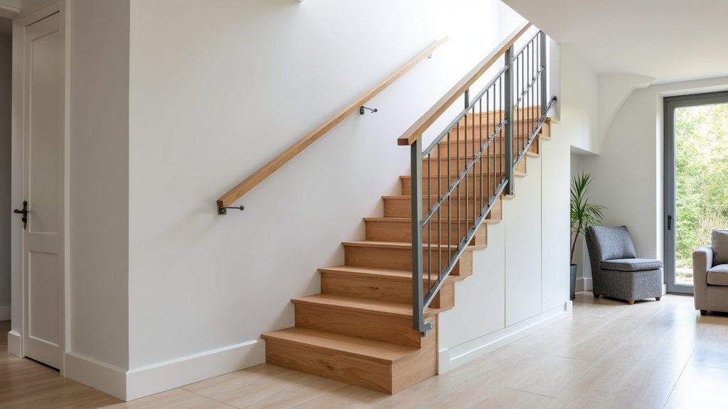 Plateforme monte-escalier installée dans une maison à Audun-le-tiche pour fauteuil roulant