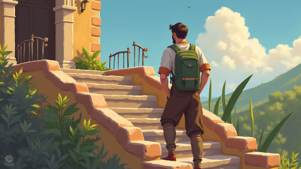 Portrait de Jean, habitant de Lugrin, utilisant son monte-escalier