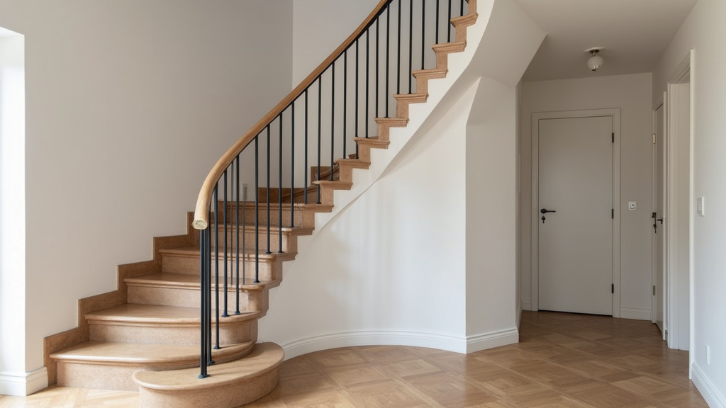Pose d’un monte-escalier courbe sur mesure dans une maison ancienne à Bout-du-Pont-de-Larn
