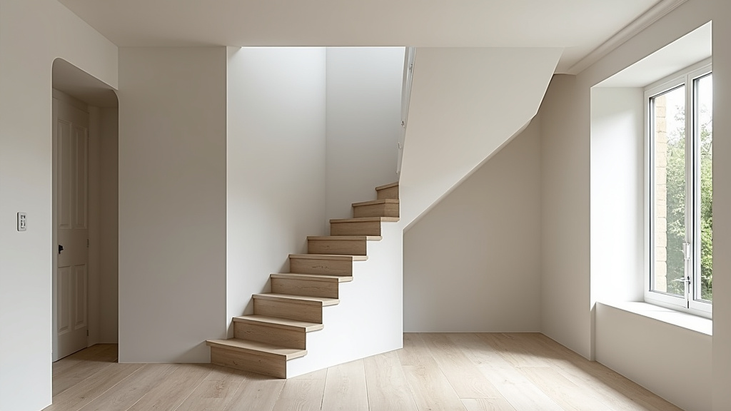 Pose d’un monte-escalier tournant dans une maison de Crolles