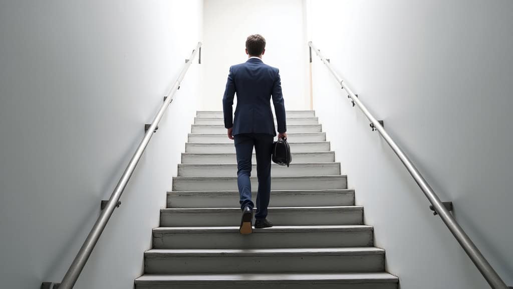 Pose d’un monte-escalier tournant sur un escalier en colimaçon à Champs-sur-Tarentaine-Marchal