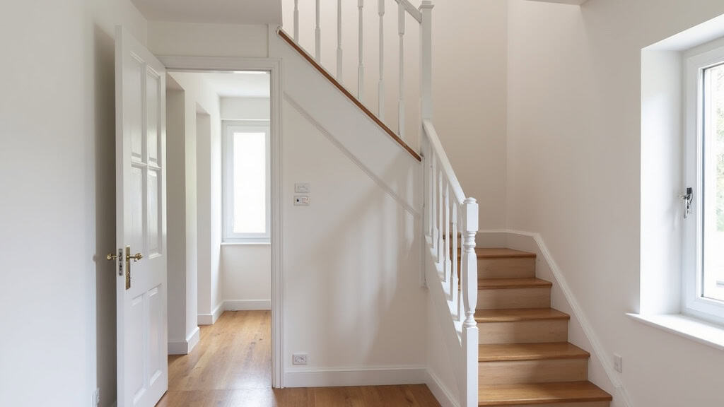 Préparation de l’installation d’un monte-escalier droit dans une maison à Germigny-l’Évêque