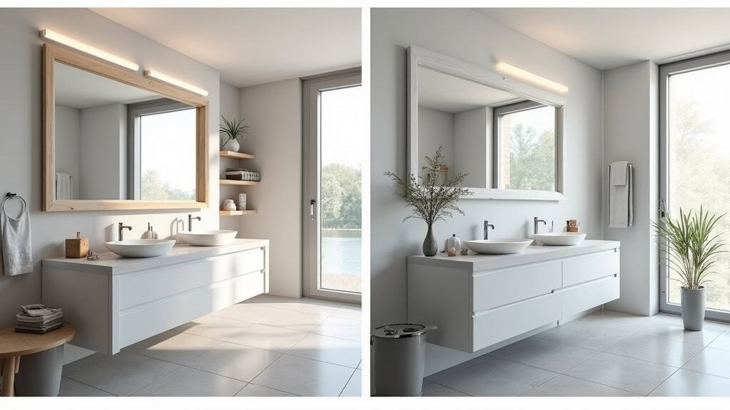 Résultat avant et après installation d