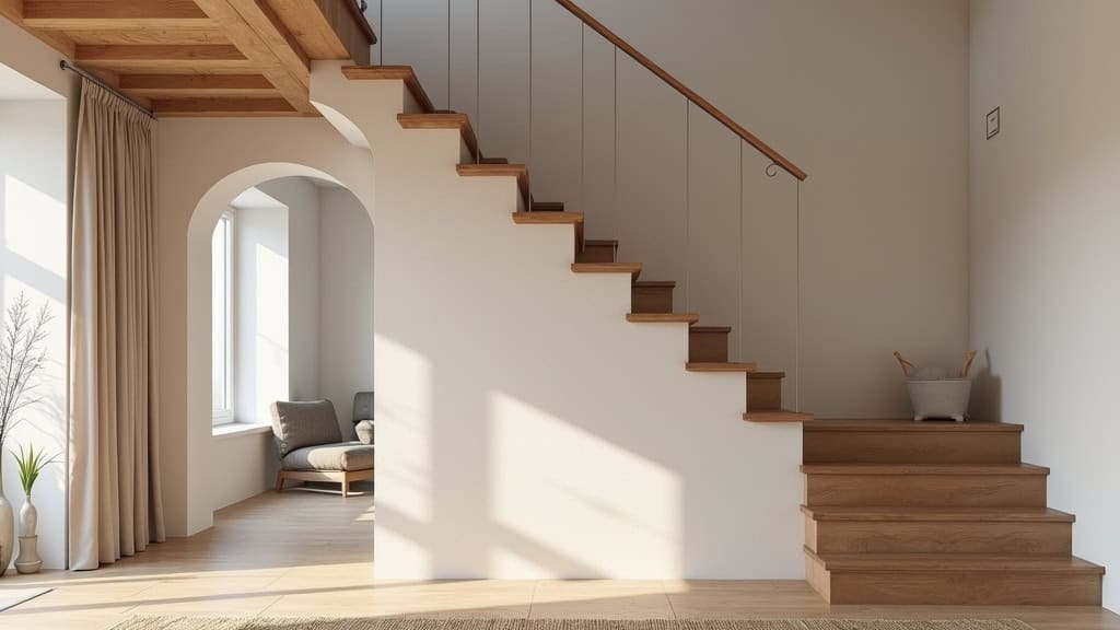Siège d’un monte-escalier installé dans une maison traditionnelle à Montbazon