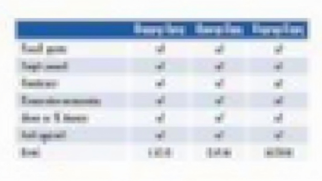 Tableau comparatif des aides financières pour l