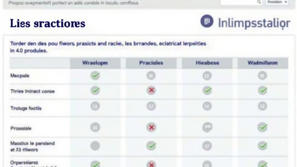 Tableau comparatif des aides financières pour l