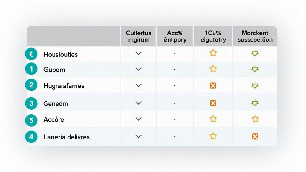 Tableau comparatif des aides financières pour l