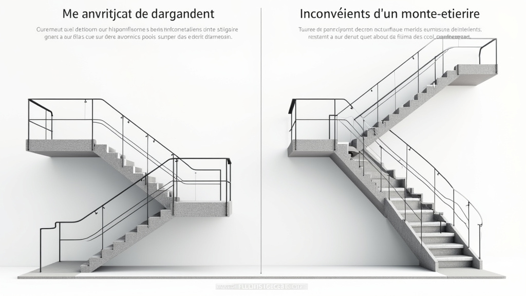 Tableau comparatif des avantages et inconvénients d’un monte-escalier